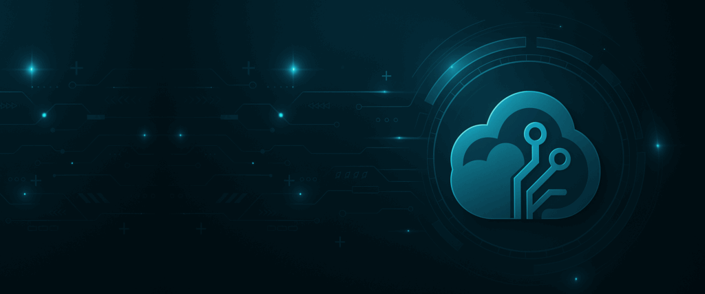hero banner with cloud logo